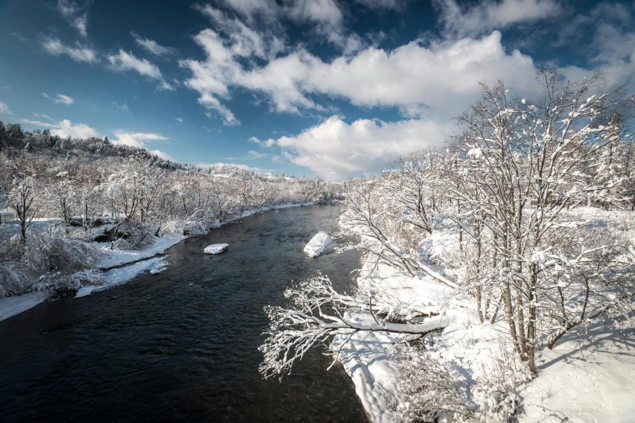 Wilcza Jama - Domki Z Bali Villa Lutowiska Buitenkant foto